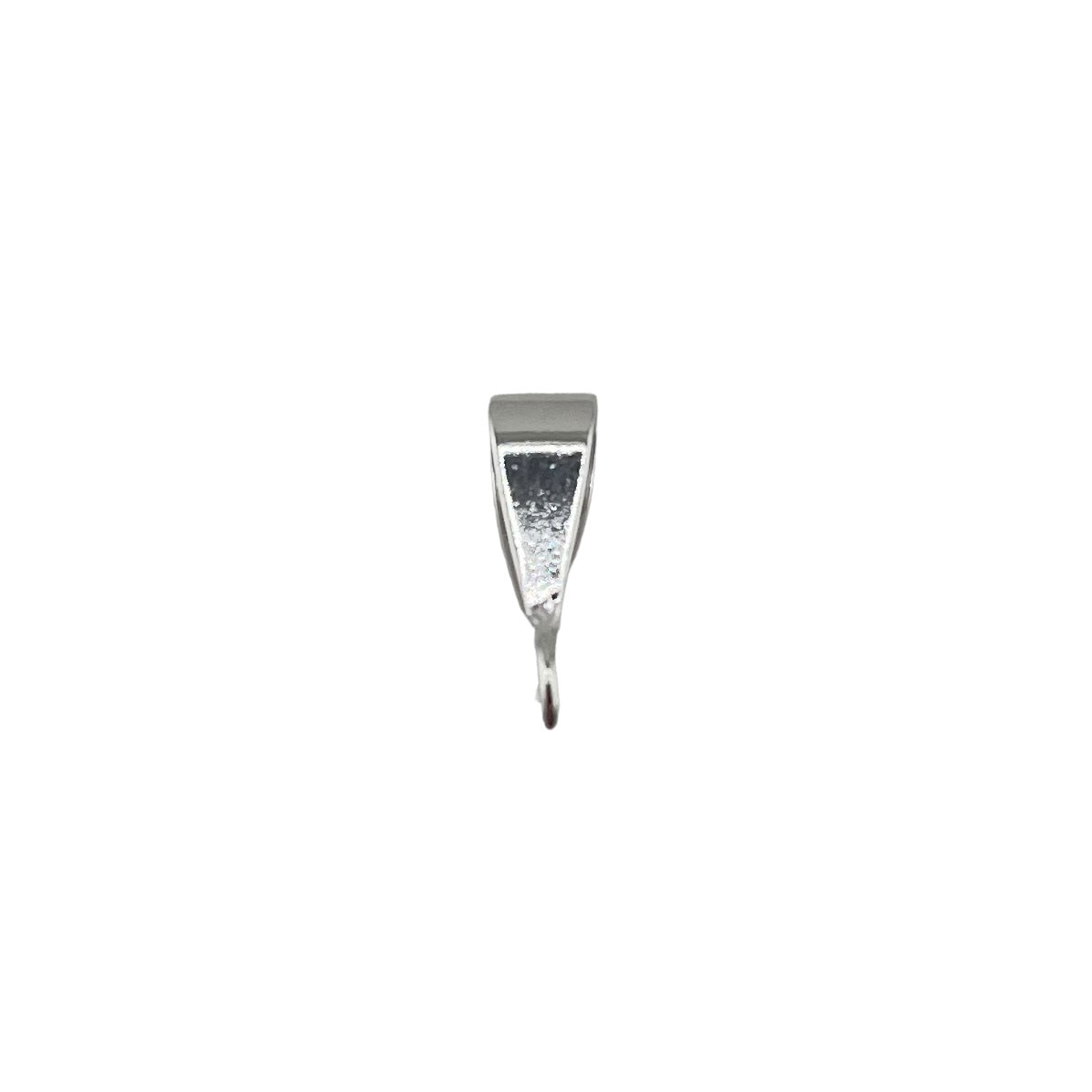 Pack of 10pcs Sterling Silver Bail 3.5mm x 8mm w/ Open Ring