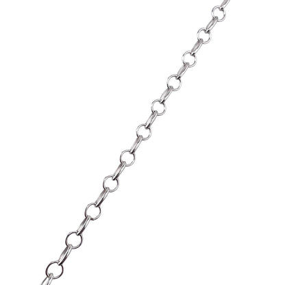 Sterling Silver Dot Dash Bulk Chain 5 Foot Pack