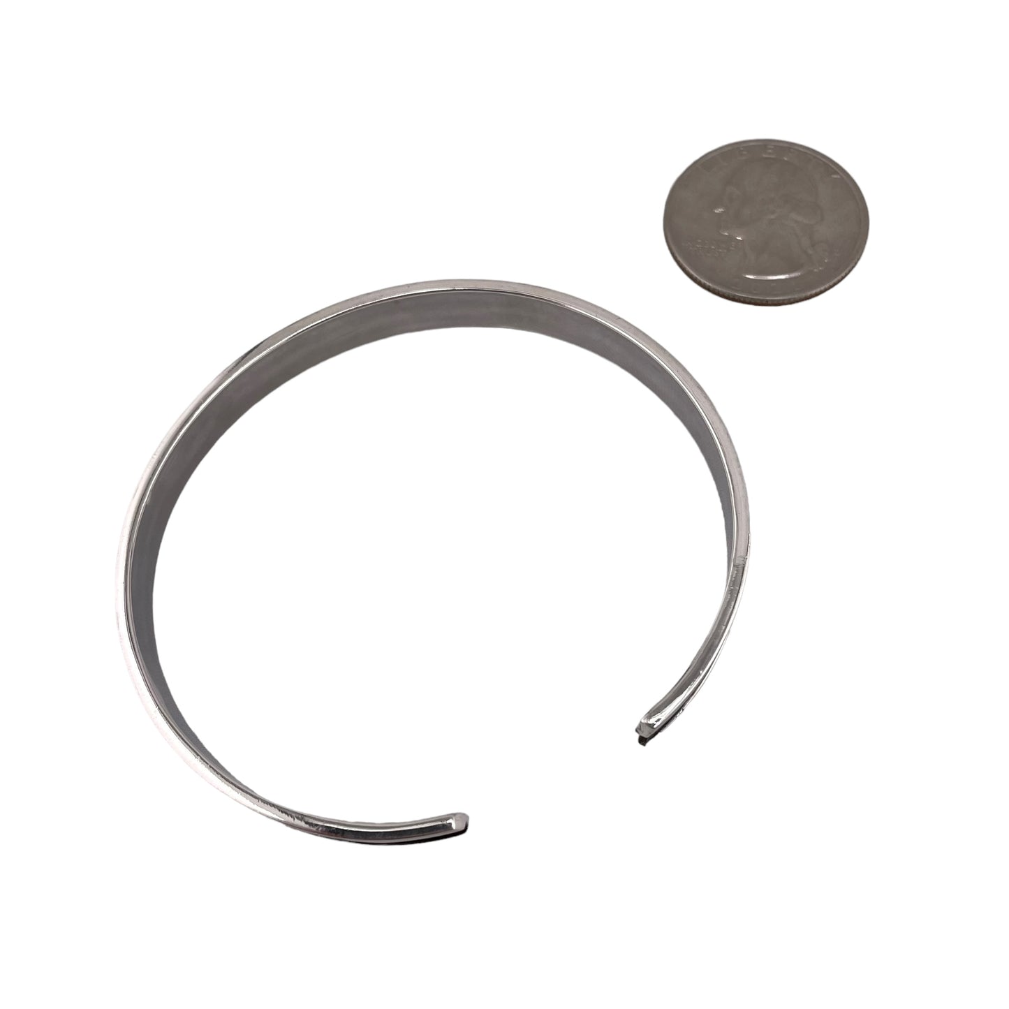 7mm Cuff Bracelet Sterling Silver