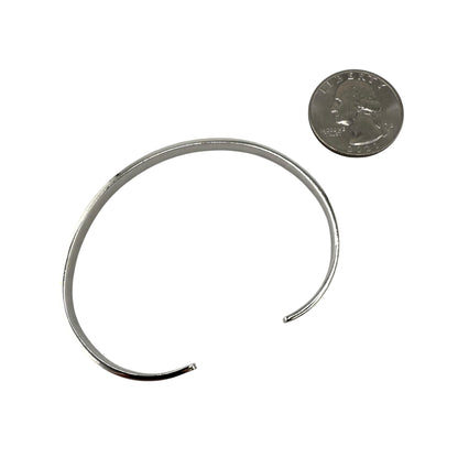 Multi Row Cuff Bracelet Sterling Silver