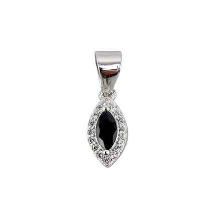 CZ Marquis Pendant Sterling Silver