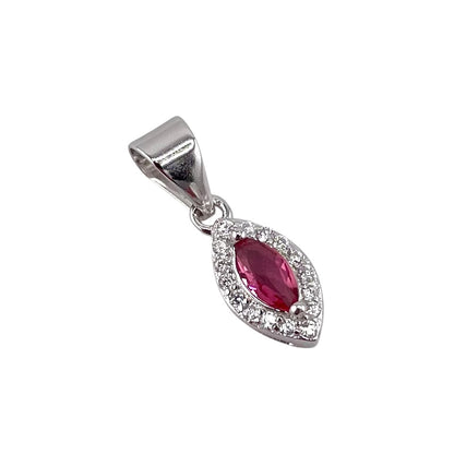 CZ Marquis Pendant Sterling Silver