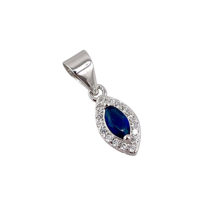 CZ Marquis Pendant Sterling Silver