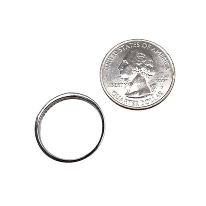 CZ Double Row Ring Sterling Silver
