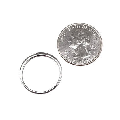 CZ Row Ring Sterling Silver