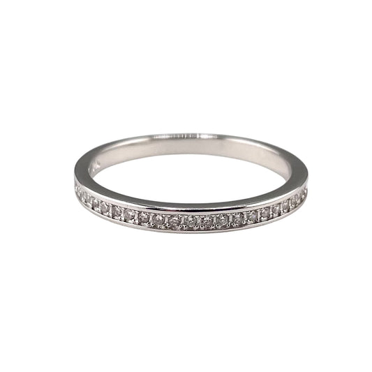 CZ Row Ring Sterling Silver