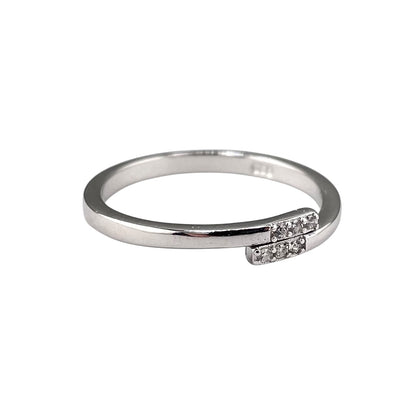 CZ Wrap Ring Sterling Silver