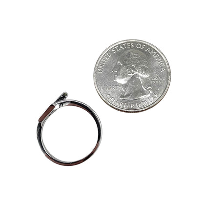 CZ Arrow Ring Sterling Silver