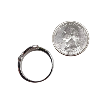 CZ Belt Ring Sterling Silver