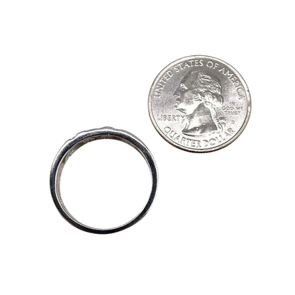 CZ Point Ring Sterling Silver