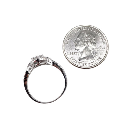 CZ Round Ring Sterling Silver