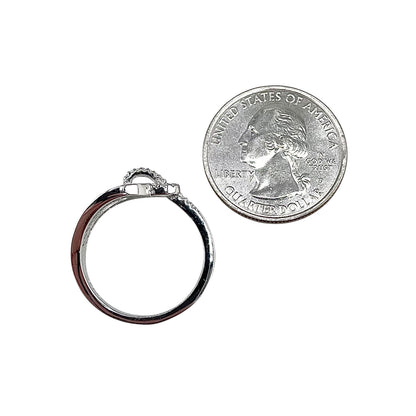 CZ Belt Ring Sterling Silver