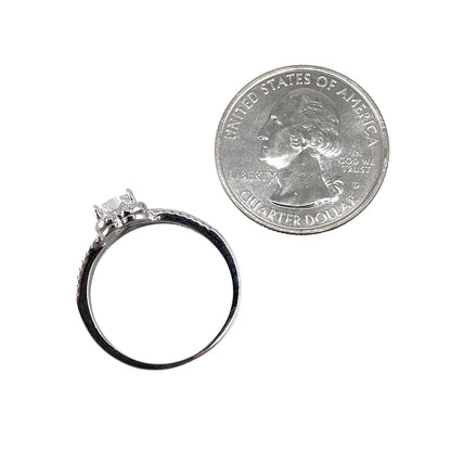 CZ Heart Ring Sterling Silver