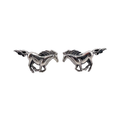Horse Post Earrings Sterling Silver