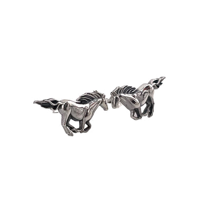 Horse Post Earrings Sterling Silver