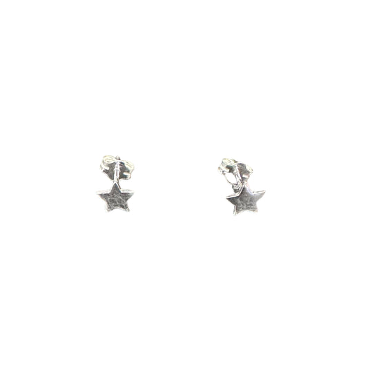 Star Stud Earrings Sterling Silver