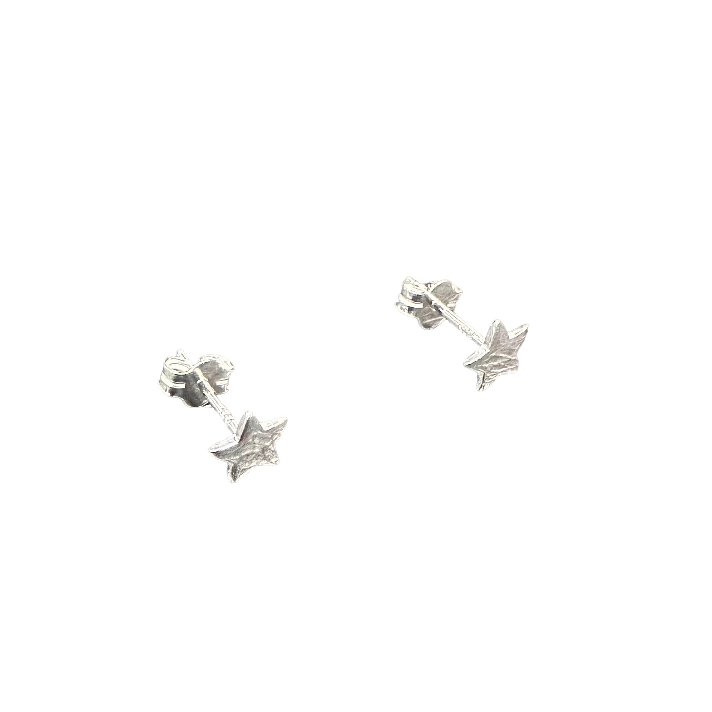 Star Stud Earrings Sterling Silver
