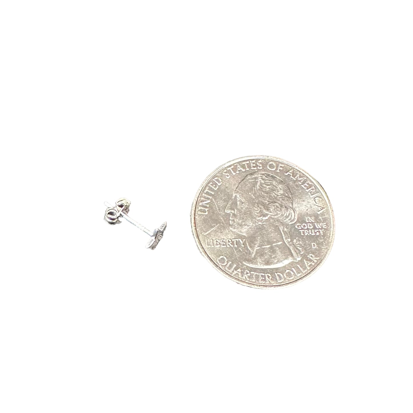 Star Stud Earrings Sterling Silver