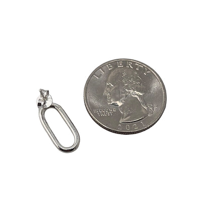 Oval Post Earrings Sterling Silver
