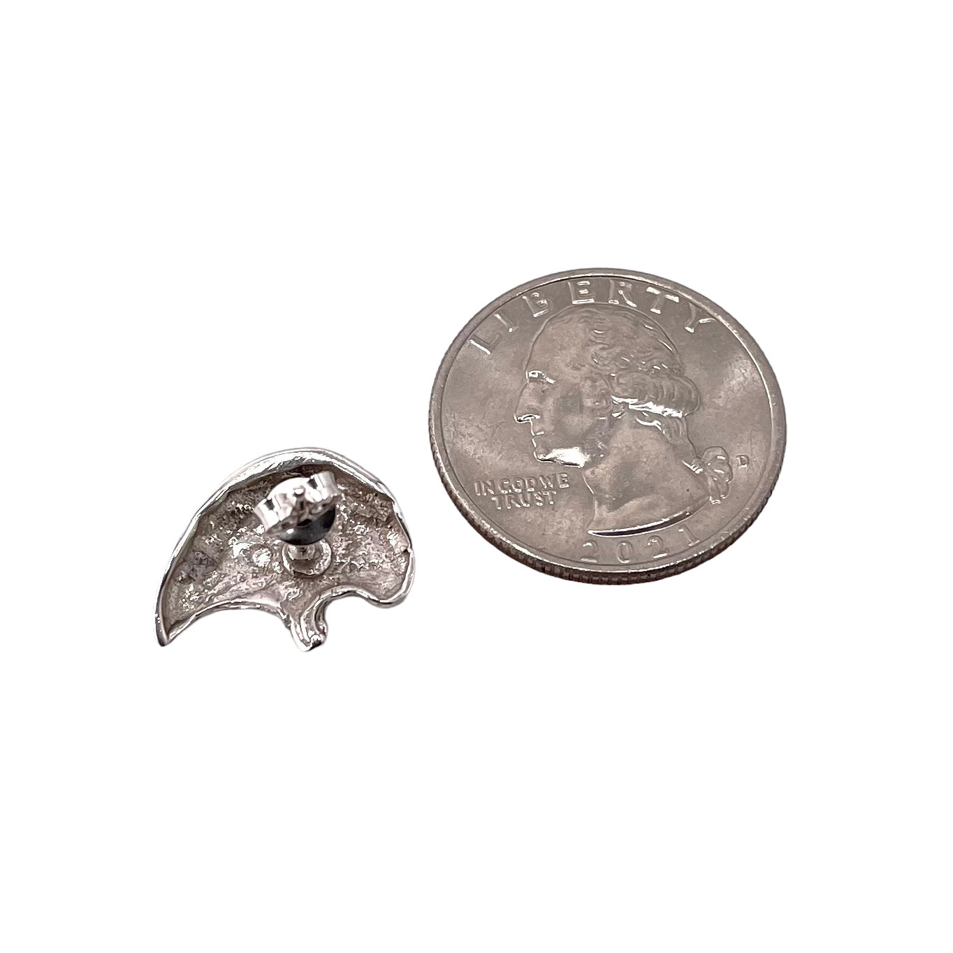 Southwest Bear Post Earrings Sterling Silver