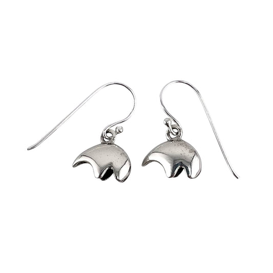 Southwest Bear Dangle Earrings Sterling Silver