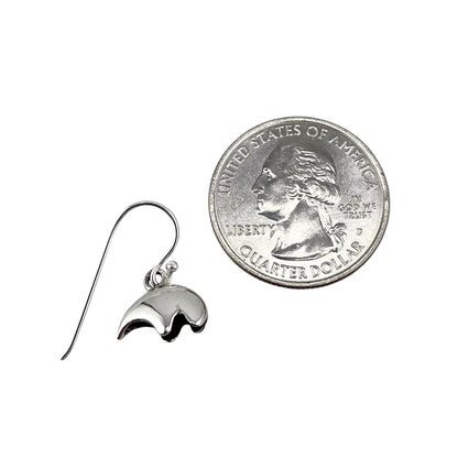 Southwest Bear Dangle Earrings Sterling Silver