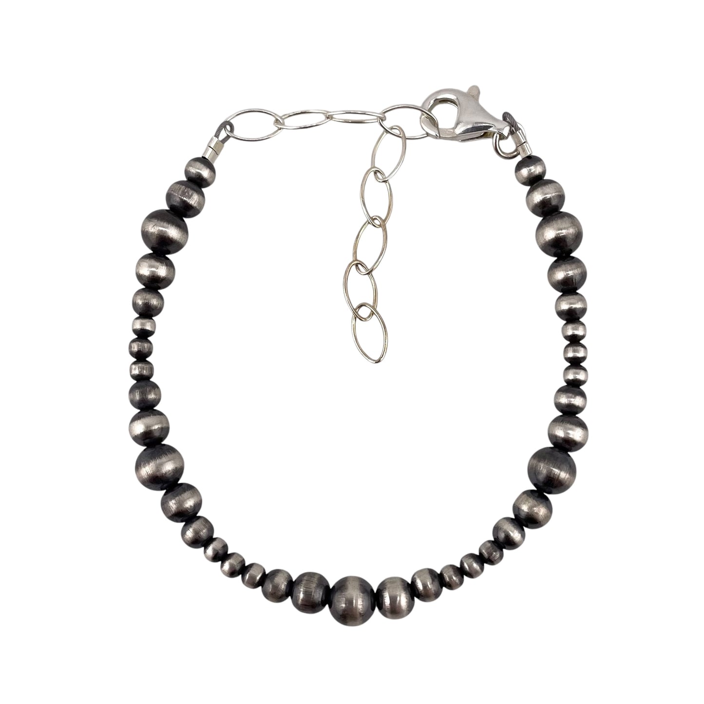 Desert Pearl Mixed Bead Bracelet & Anklet Sterling Silver