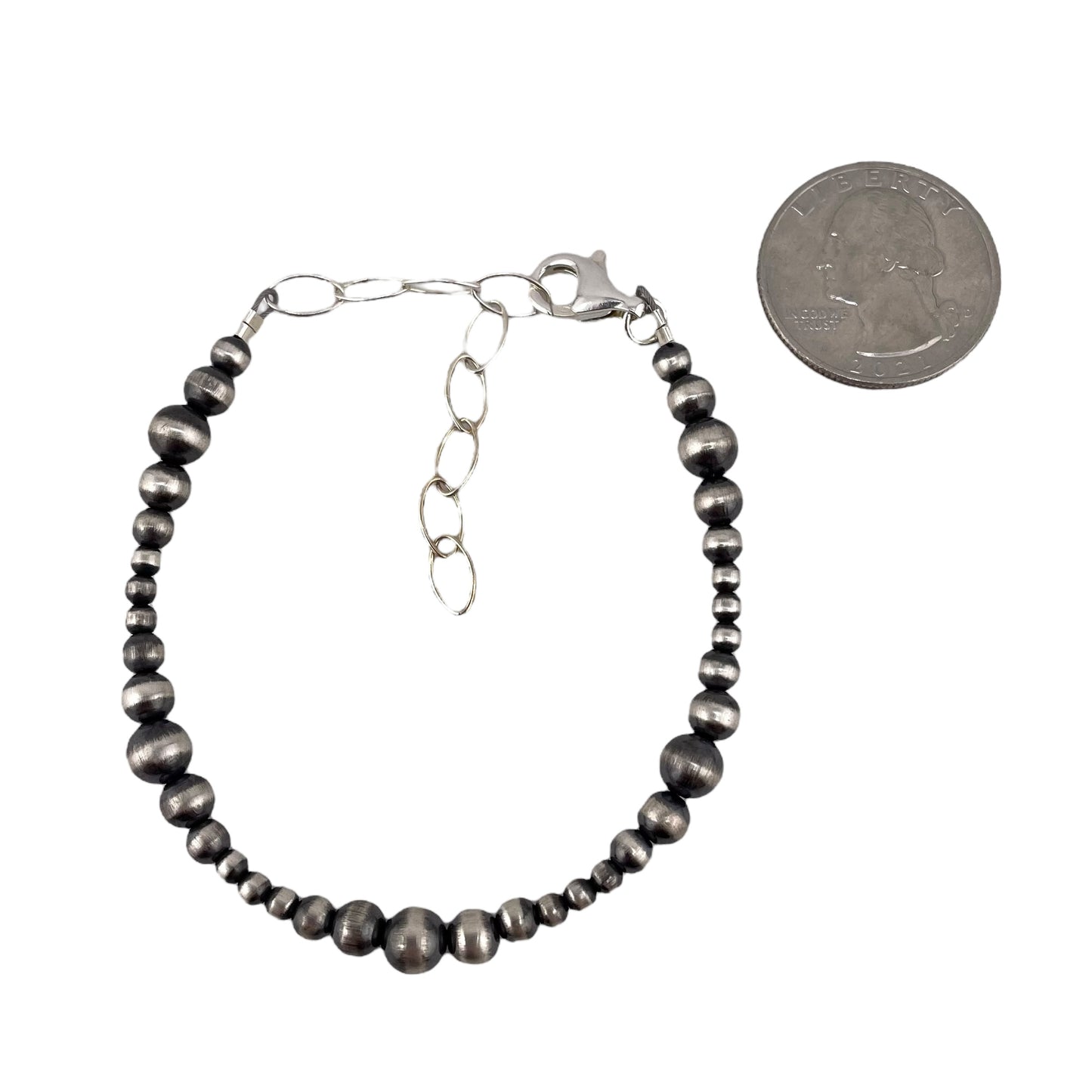 Desert Pearl Mixed Bead Bracelet & Anklet Sterling Silver