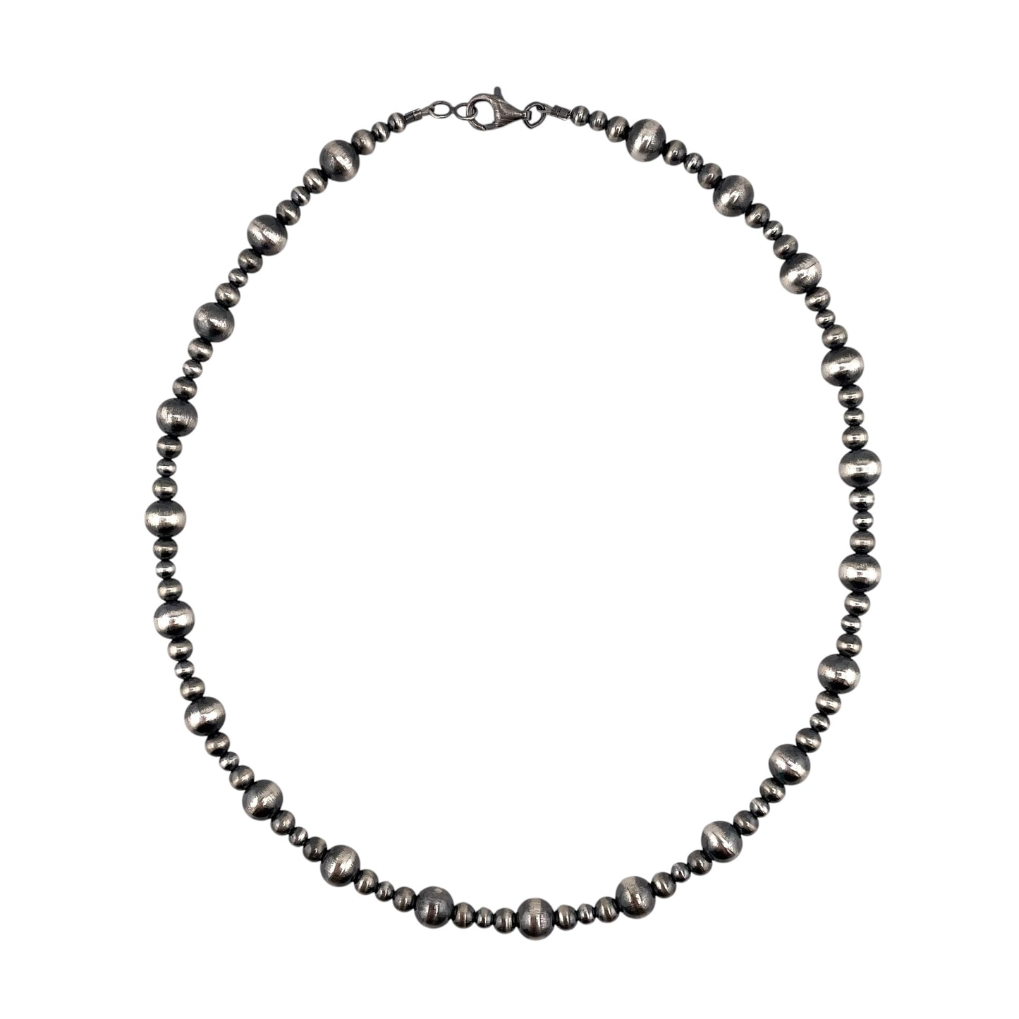 Desert Pearl Mixed Bead Necklace Sterling Silver