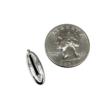 Pink Lab Opal Hidden Bail Oval Pendant Sterling Silver