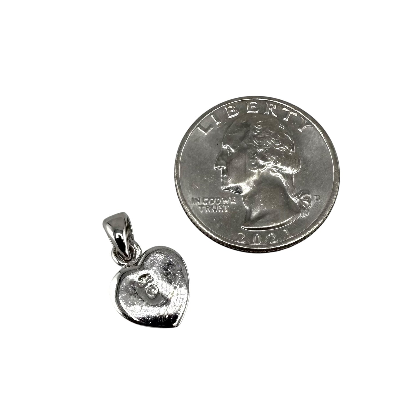 Pink Lab Opal Heart Pendant Sterling Silver
