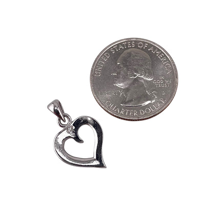 Blue Lab Opal Heart Pendant Sterling Silver