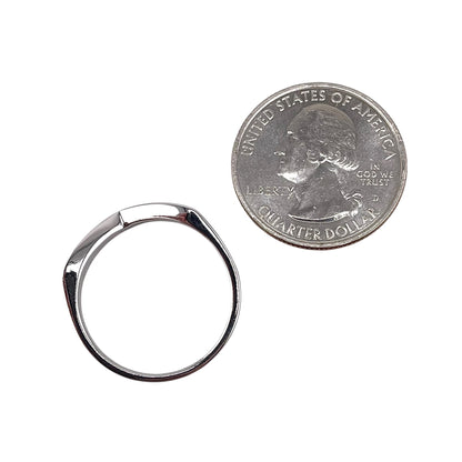 Pink Lab Opal Chevron Ring Sterling Silver