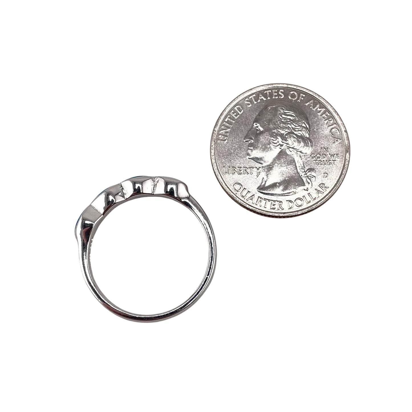 Blue Lab Opal Marquis Ring Sterling Silver