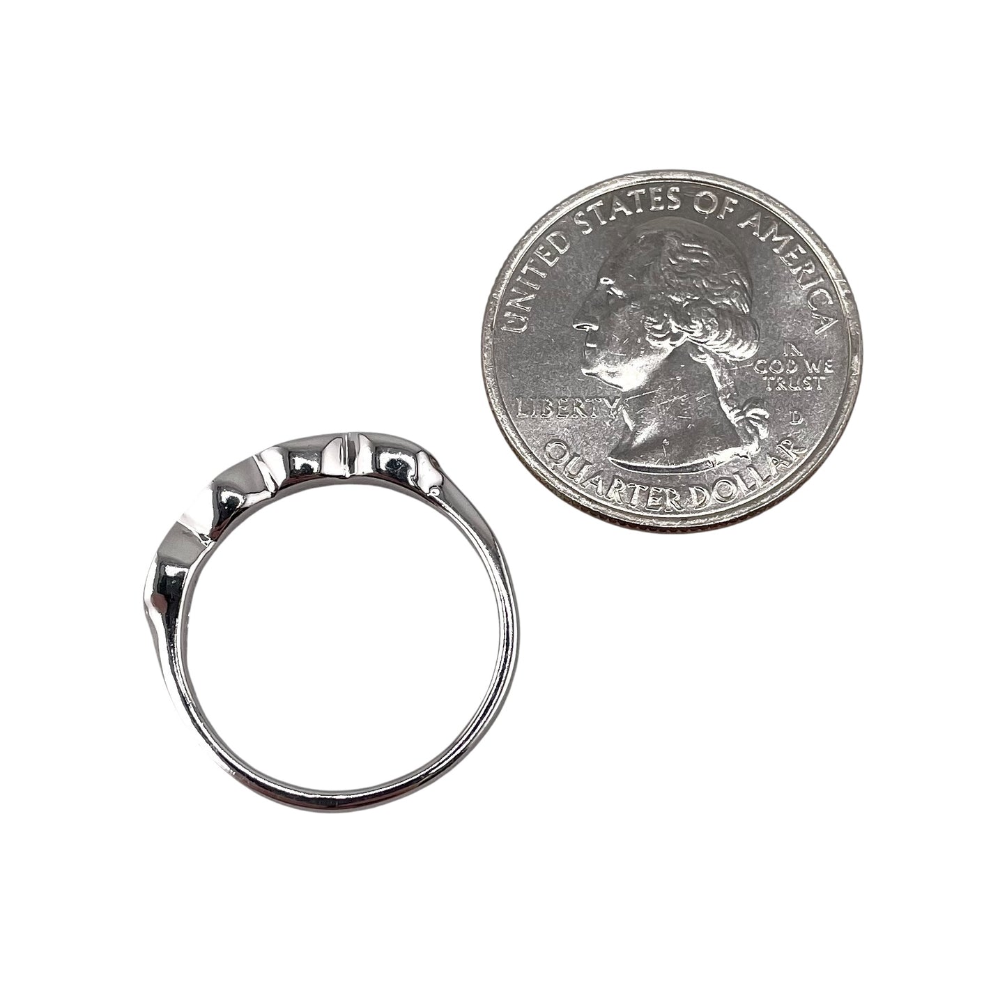 White Lab Opal Marquis Ring Sterling Silver