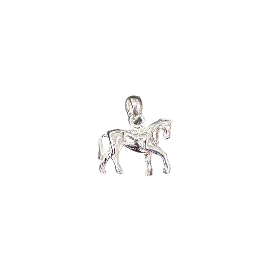 Horse Charm Pendant Sterling Silver