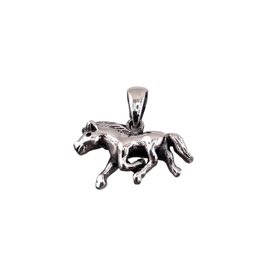 Horse Pendant Sterling Silver