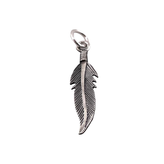 Feather Pendant Sterling Silver