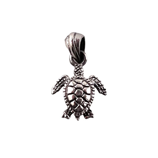 Turtle Pendant Sterling Silver