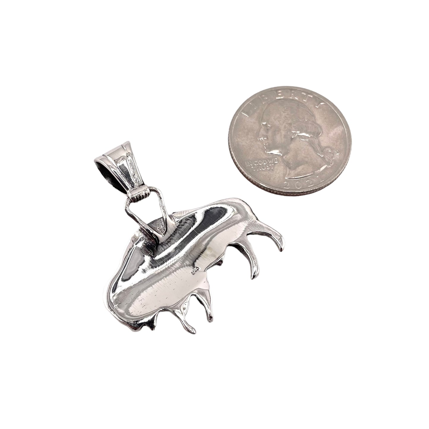 Buffalo Pendant Sterling Silver