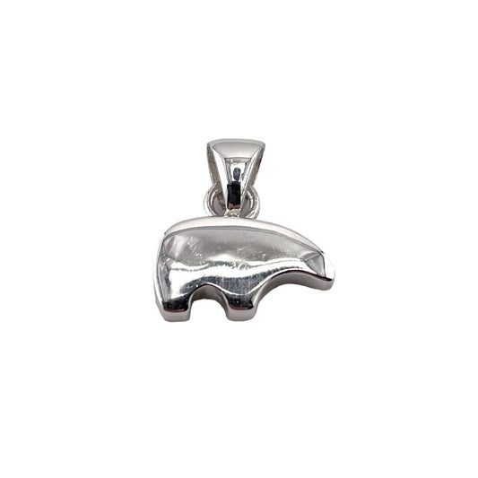 Southwest Bear Pendant Sterling Silver