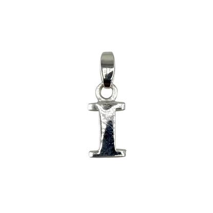 Initial Alphabet Pendant Sterling Silver