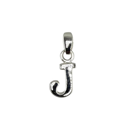Initial Alphabet Pendant Sterling Silver