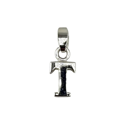 Initial Alphabet Pendant Sterling Silver