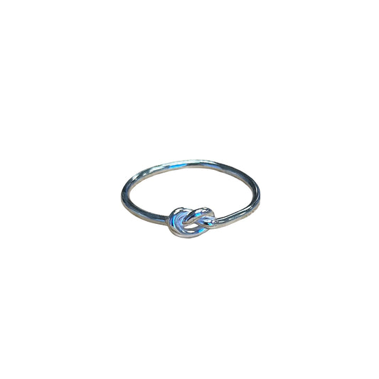 Infinity Loop Knot Ring Sterling Silver