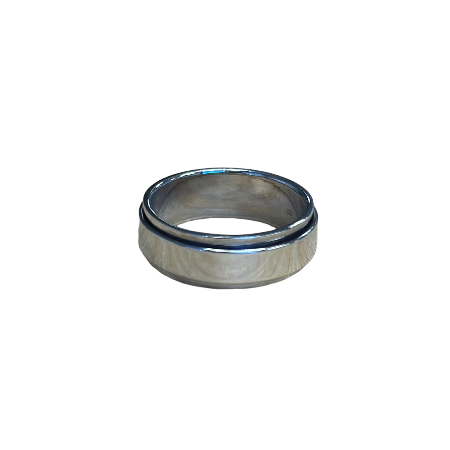 Plain Band Spinner Ring Sterling Silver