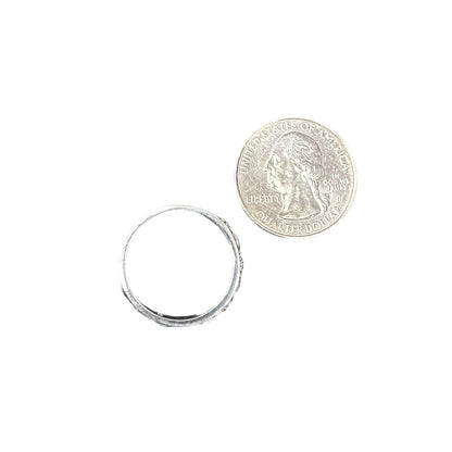 Twist Rope Design Band Ring Sterling Silver