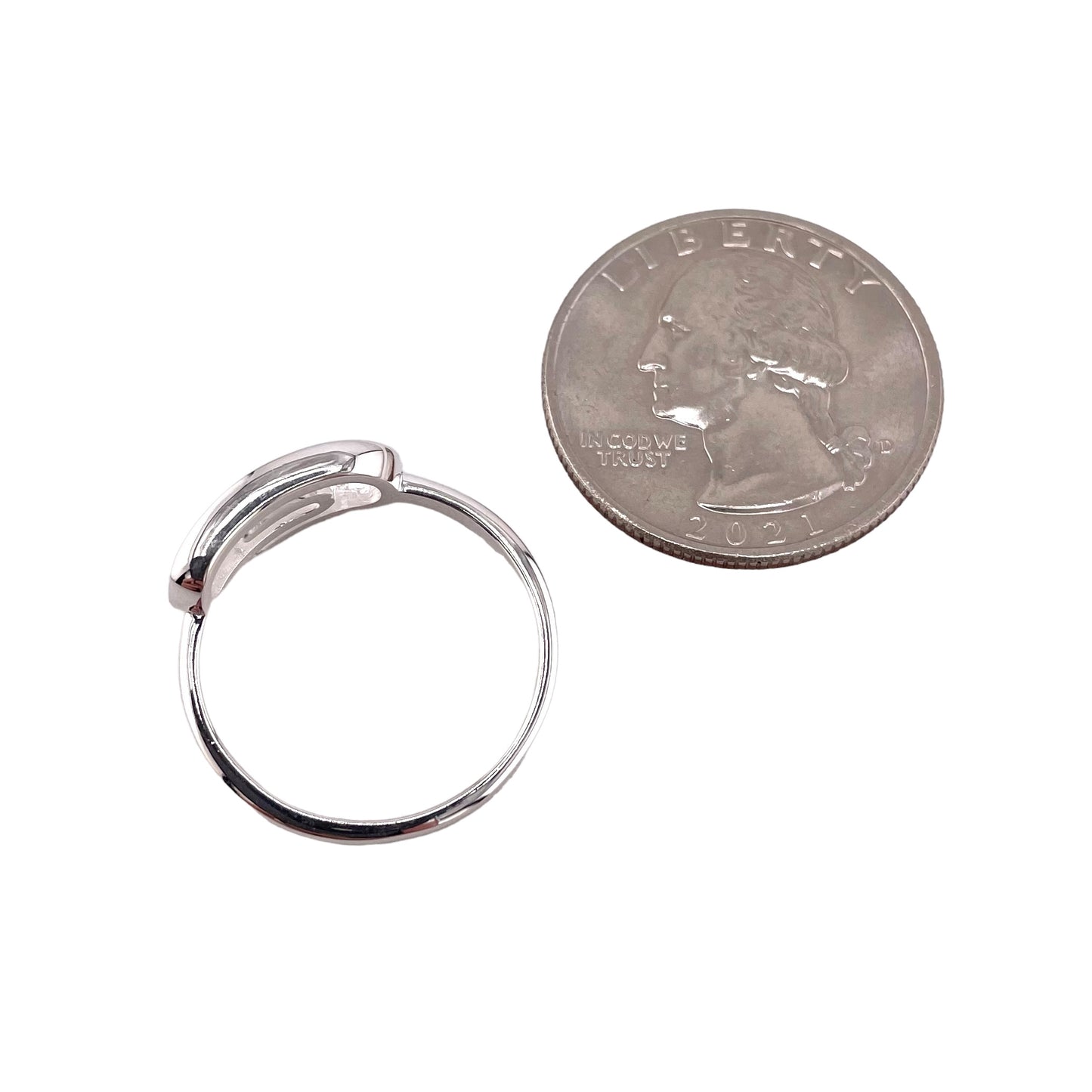 Paper Clip Ring Sterling Silver