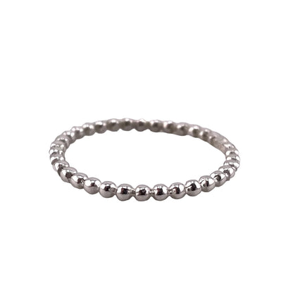 Ball Dot 2mm Band Ring Sterling Silver