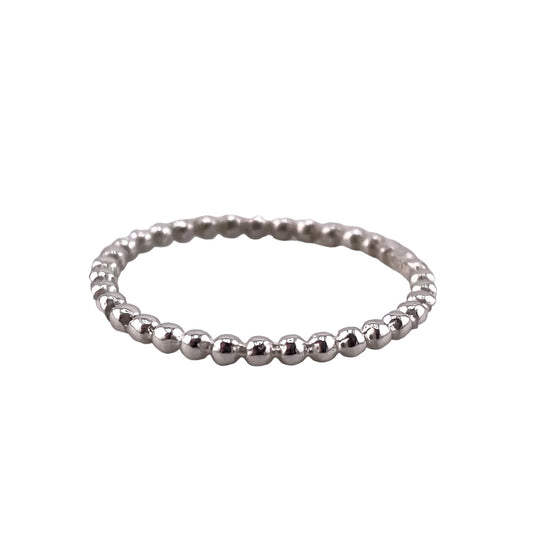 Ball Dot 2mm Band Ring Sterling Silver